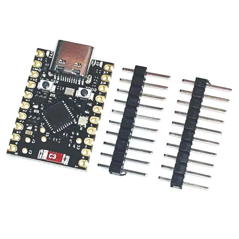 لوحة تطوير ESP32-C6 SuperMini مع USB ودعم طاقة خارجي، وحدة تحكم RISC-V WiFi 6 وBluetooth 5.0