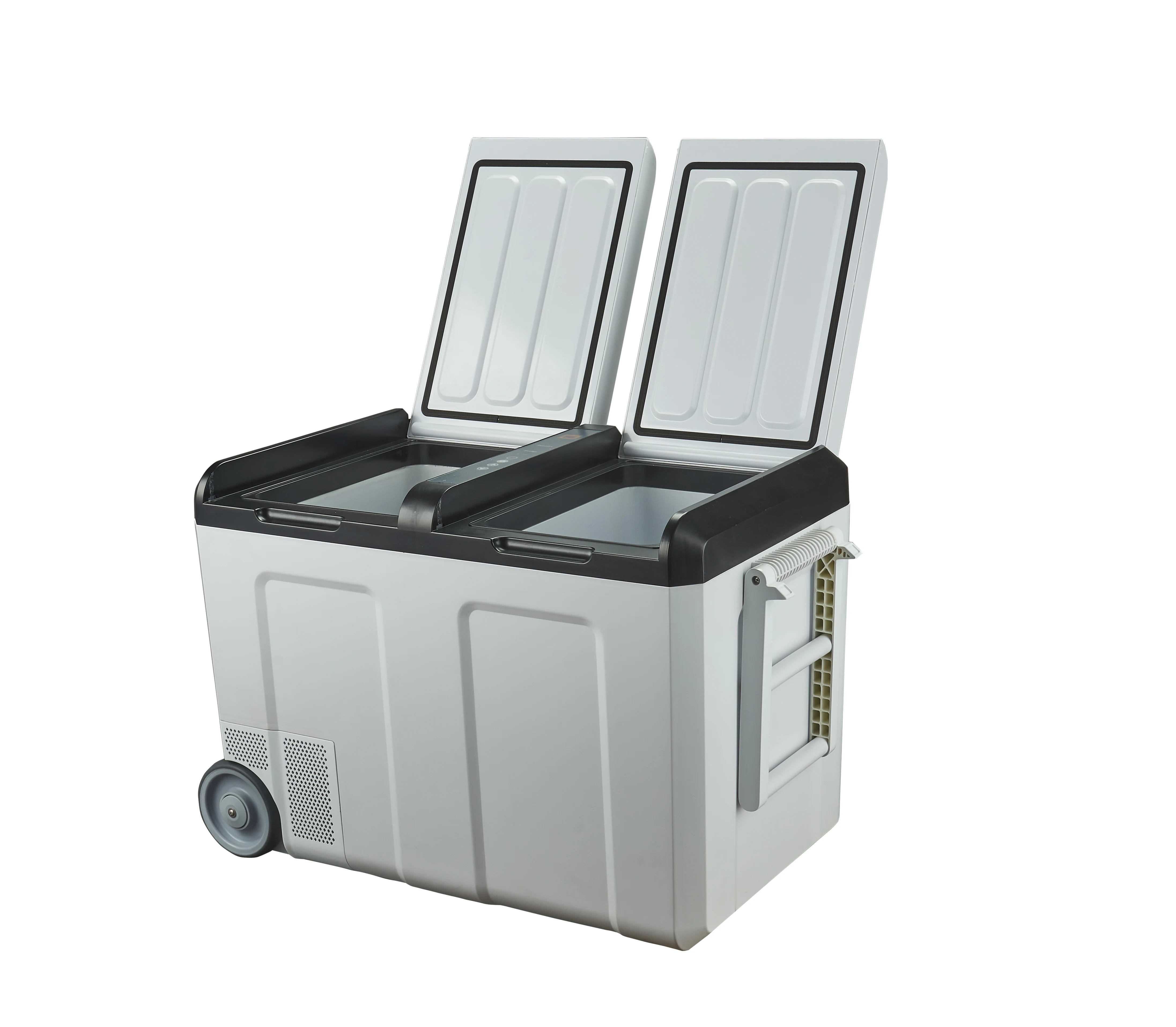 

Factory Direct Sale AC/DC Car Fridge with Wheels and Compressor Car Freezer Fridge for Truck and Camping