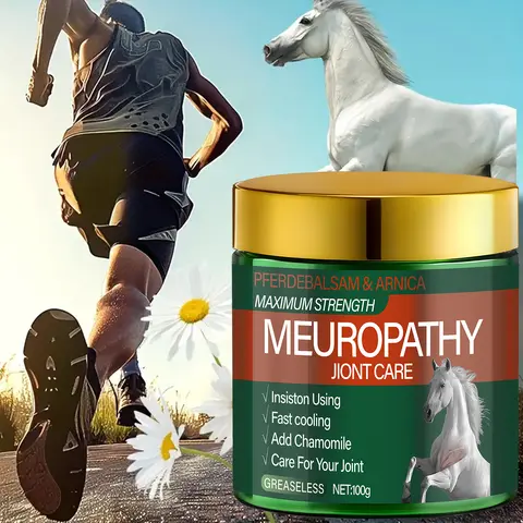Pferdebalsam & Arnica Neuropathy Joint Care - Maximum Strength, Fast Cooling & Greaseless Formula.