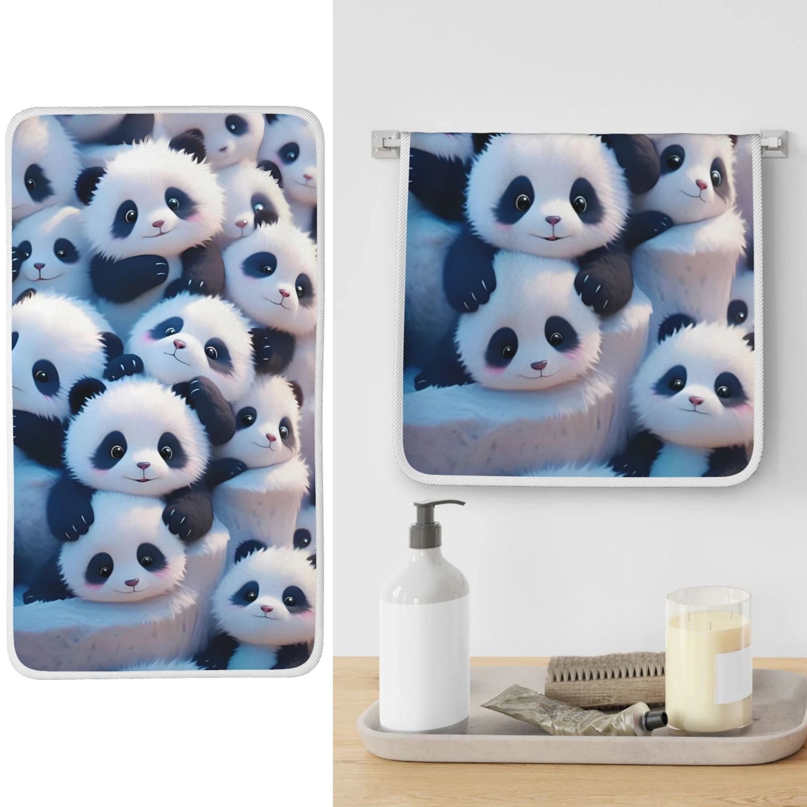 Cute Panda Decorative Hand Towel | 16