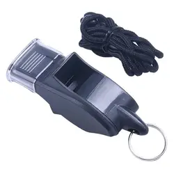 Referee Whistle High Decibel Sports Referee Classic Whistle Sports Whistles with Lanyard Loud Crisp Sound Dolphin Whistle