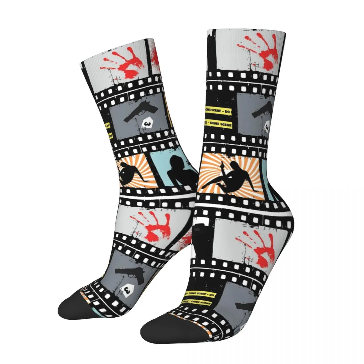 

Autumn Winter Funny Women Men Pulp Fiction Socks Breathable Skateboard Socks