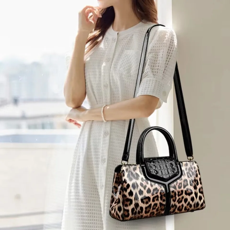 Multiple Styles Leopard Pattern Leather Women\'s Handbags Luxury Fashion Lady Tote Bag Designer Shoulder Messenger Bags Sac