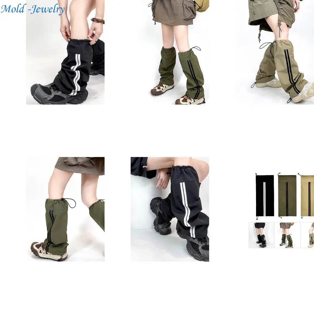 

69HB Subculture Ноги Угрешители для женских панк -носков с длинными ногами готические гарадзюку для ног чулки jk