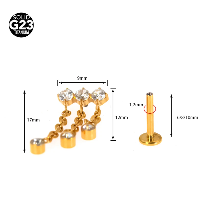 الزركون هيئة ثقب المجوهرات ، G23 التيتانيوم سلسلة ، استرخى الأذن ترصيع ، الزركون أعلى Labret ، الأذن شماعات سلاسل ، منحني بار قلادة