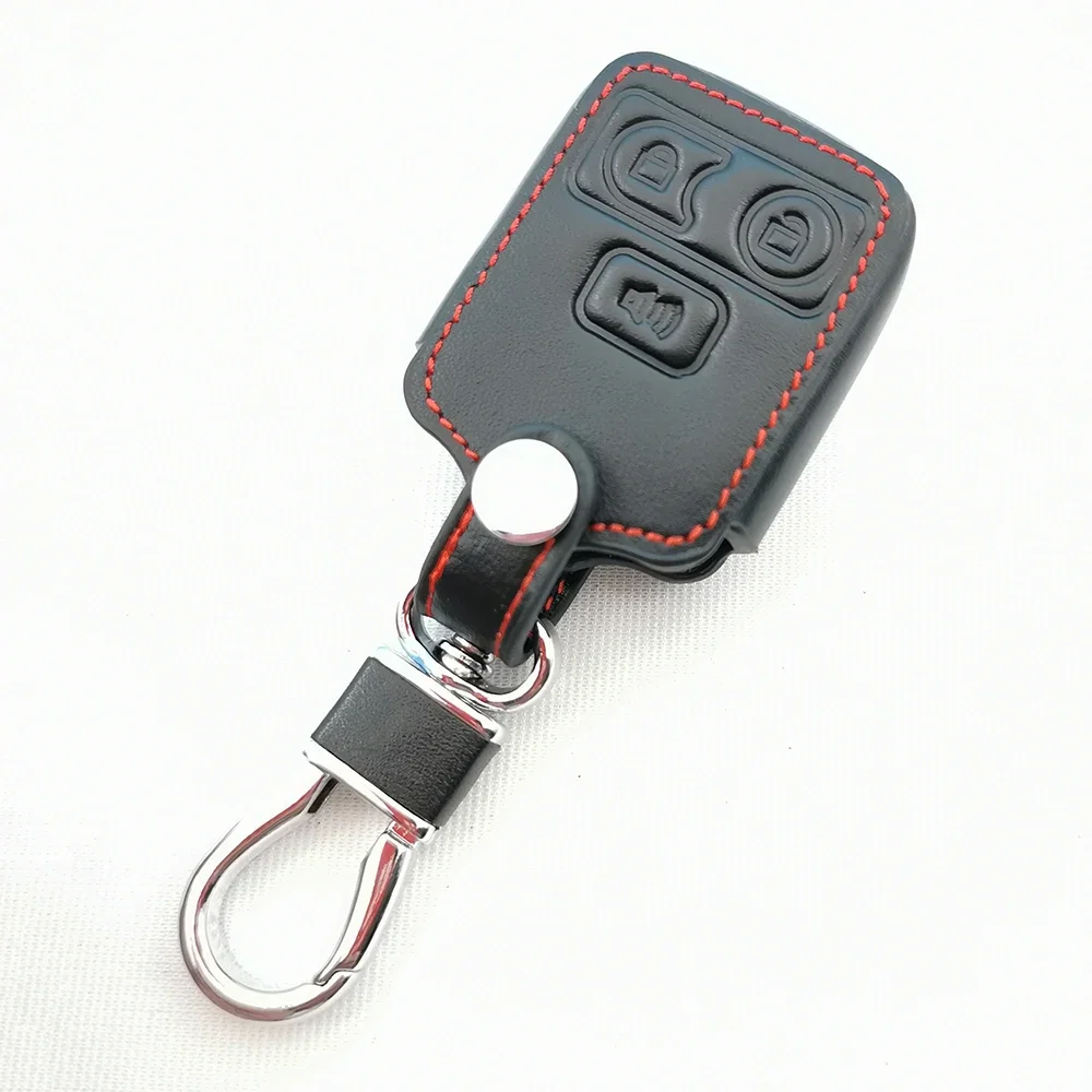 New Style Leather Key Case Cover For Ford Edge Freestar Escape F150 F250 F350 Lincoln Mark LT Mazda Tribute Mercury Monterey