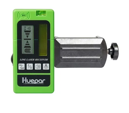 HUEPAR LR-5RG Electronic Leveling Vertical Horizontal Lines For Green And Red Beam Laser Level Receiver Detector