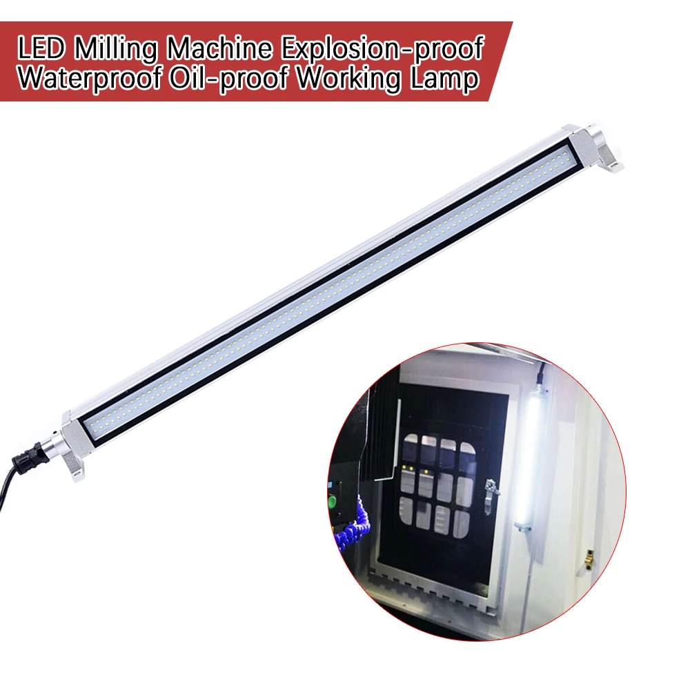 12w LED Light CNC Industrial Work Lamp for Milling Router Lathe Sewing Machine Work Light Explosion-Proof Lamps