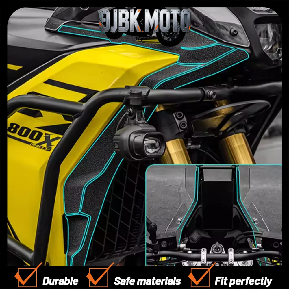 DS800X DSX800 Paint Protection Sticker for VOGE 800DSX DS800 Thick Frosted Stickers for LONCIN VOGE DS 800X DSX Body Sticker Kit