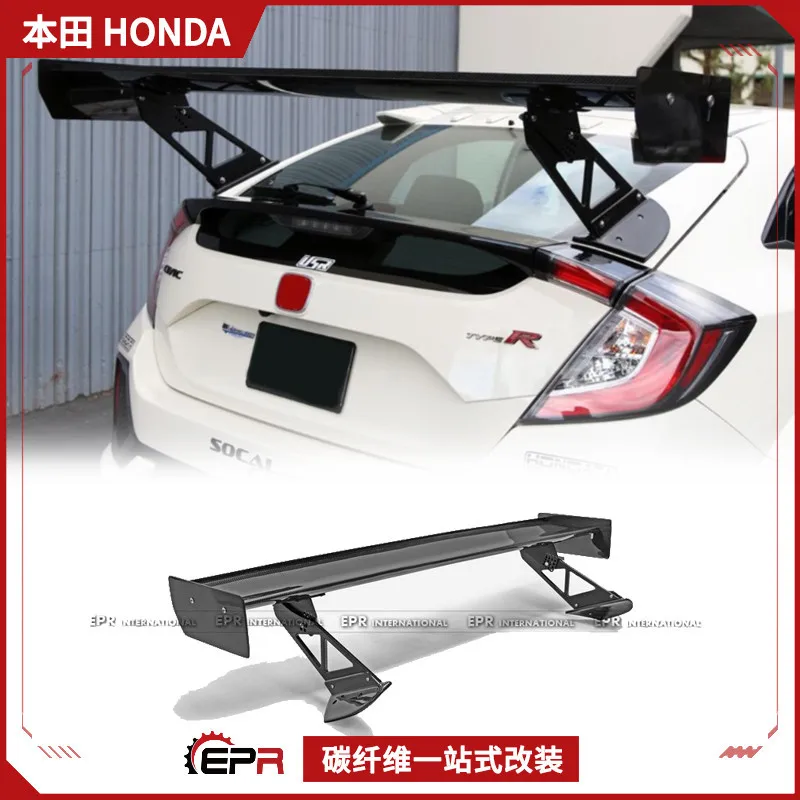 

Suitable for Honda Civic FK8 TypeR carbon fiber APR GTC250 tail spoiler fixed wind wing modification