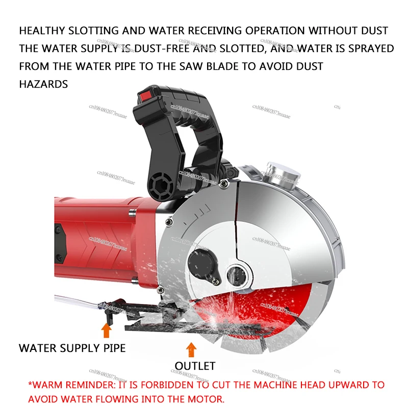 

220V Electric Wall Slotting Machine, Dust-free Slotting Device, Water and Electricity Installation, Wall Concrete Cutting