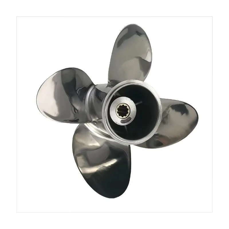 

9.9 "x 9" 25-30hp mirror polished marine propeller for outboard engines