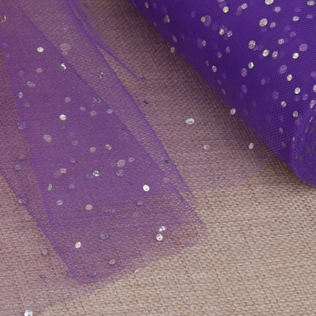 

6 "X25Yd тюль с блестками в рулонах, фиолетовая блестящая сетчатая ткань для свадебного декора, подарочная упаковка, вечерние, сделай сам, юбка-пачка, пояс для стола