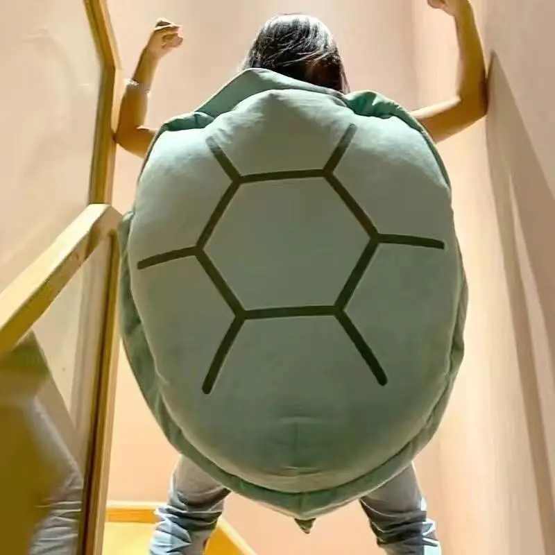 Turtle Shell Cushion Can Be Worn As A Pillow for Lazy People To Sleep Doll Clothes Plush Toys for People To Wear Pillows