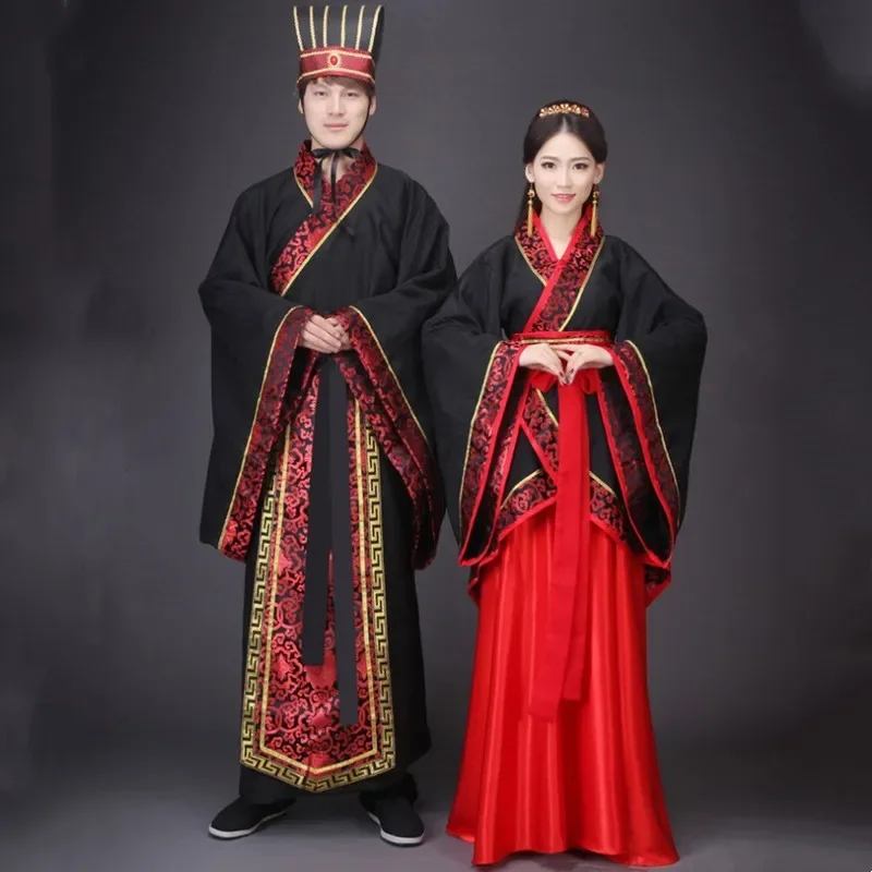 

Ethnic Style Hanfu Women Set Perform Costume Hanfu Men Suit Tang Vestido Ladies Vintage Cosplay Man Traditional Chinese Clothing