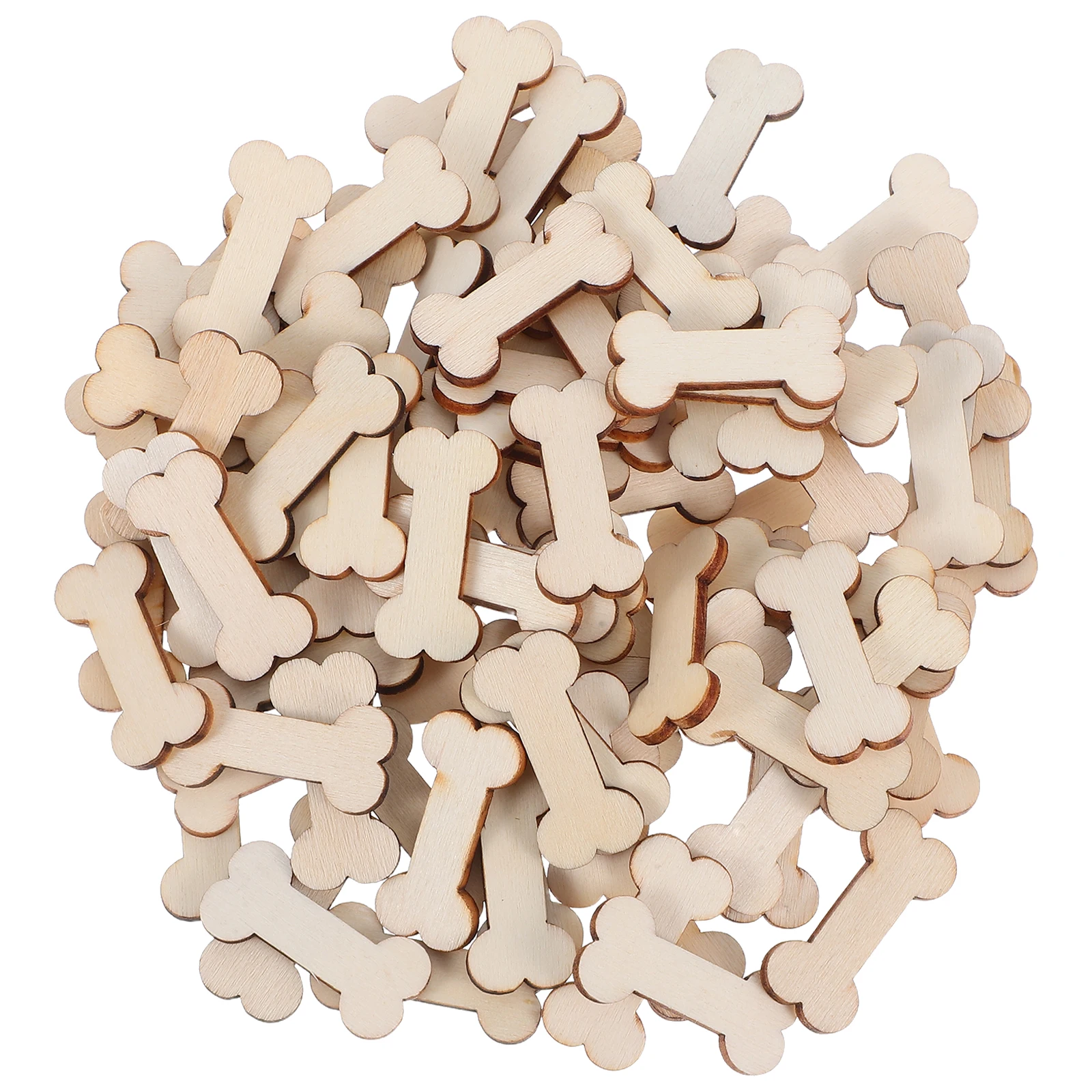 

Craft Decor Wooden Dog Bones Decorative Pieces Home Cutouts Unfinished Wreath Paint Office