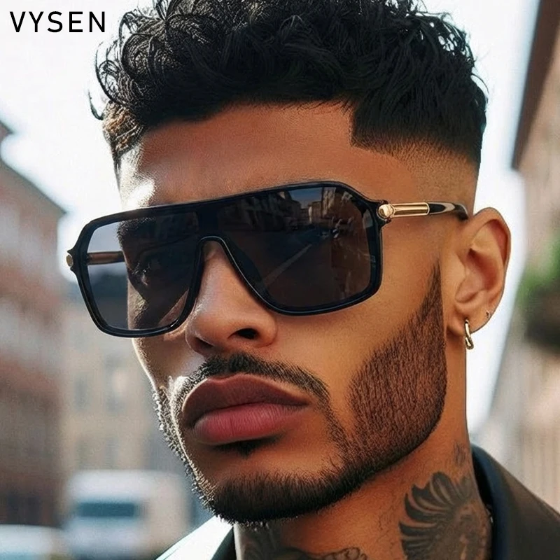 

Steampunk One-Piece Shield Sunglasses Men 2026 Luxury Brand Vintage Oversized Metal Big Frame Sun Glasses for Male Sport Eyewear