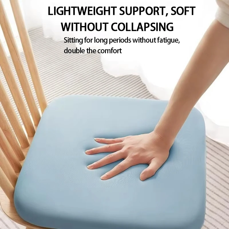 Bestseller Kühle Eisseide Milchfaser Rückfedernde Polsterung Atmungsaktive Anti-Ermüdungs-Sitzauflage für Büro/Auto/Stuhl
