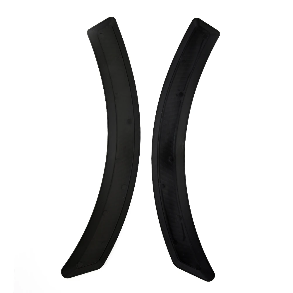 For Lancer Compatible Mudguard Flare Vents in Black PVC Set Suitable for Models between Years of 2008 and 2015