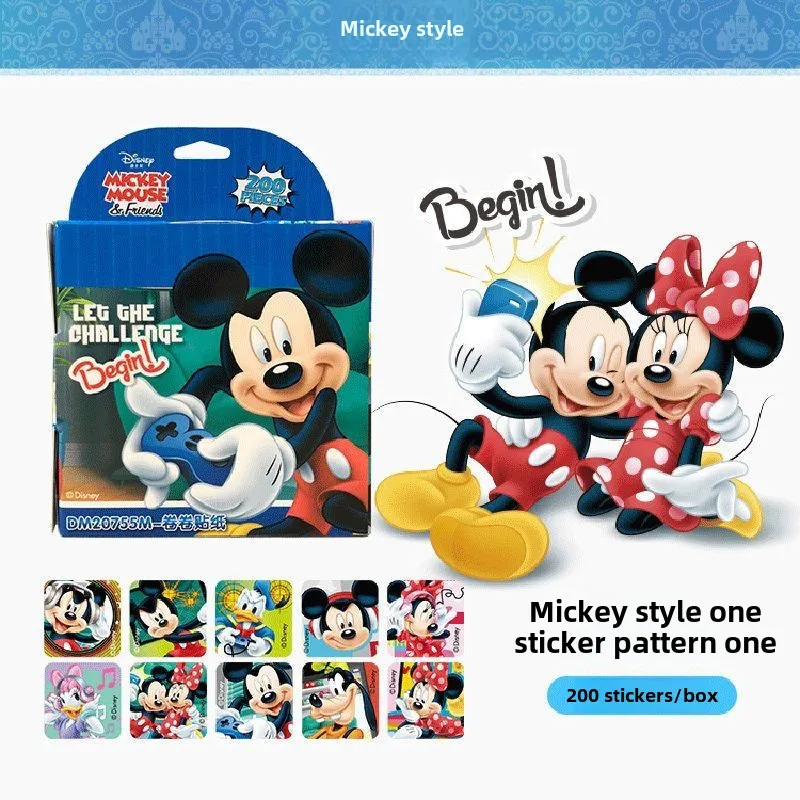 New Cartoon Disney Series Mickey Sofia Sweet, Cute, Exquisite and Beautiful Creative Anime Sticker Rewards for Boys and Girls