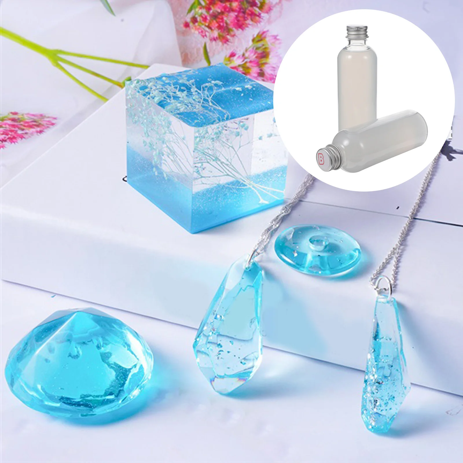 

600g Mold Making Glue Liquid Silicone Translucent Ab Glue DIY Molding Silicone Tool for Creative Molds Mold Making Tool