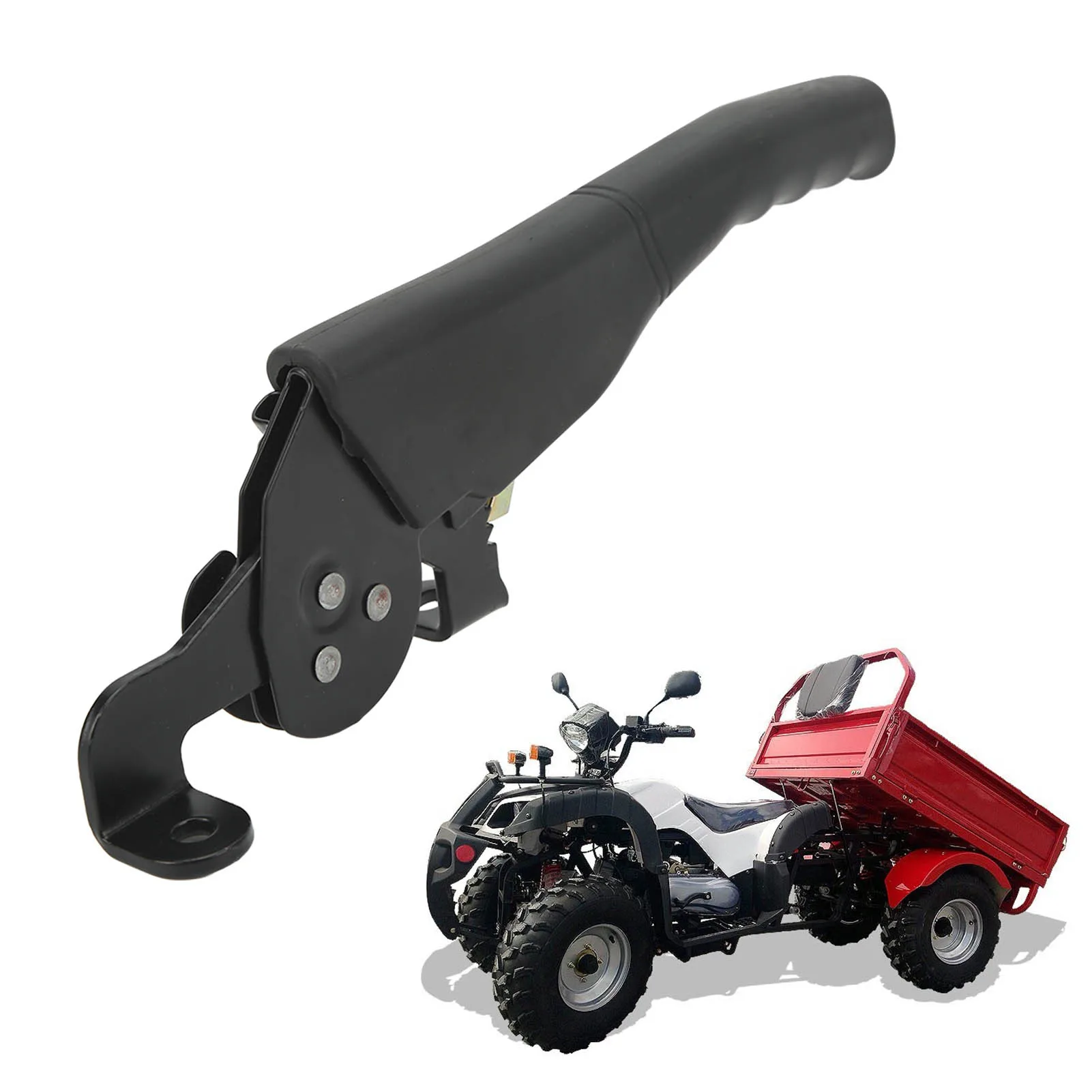

Hand Parking Lever Parking Brake Handle Handbrake Lever Rubber Wrapping Ergonomic Anti Slip Gear for Go Karts ATVs Farmer Cars