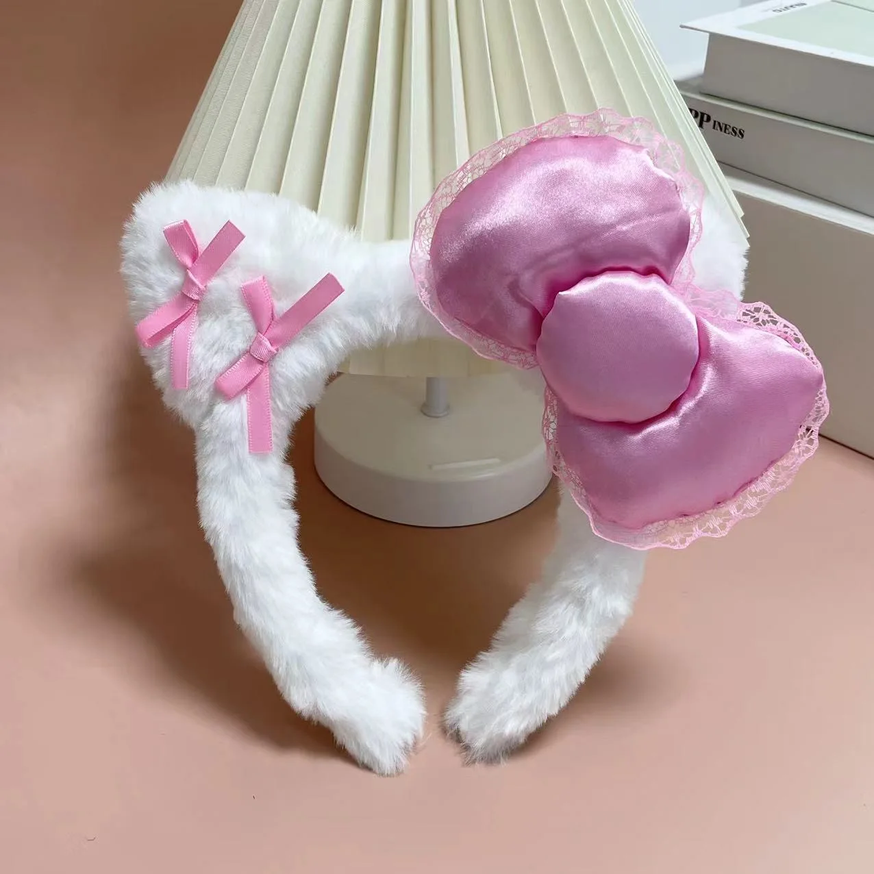 

1-20 шт. повязка для волос с милыми кошачьими ушками и бантом для волос для девочек, повязка на голову для мытья лица, противоскользящая повязка на голову