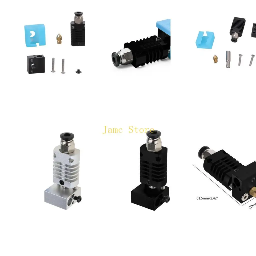 

LX0B Extruder Arm 3D Printer Part Hotend for CR-10/10S Ender 3/3S 1.75/0.4MM Nozzle
