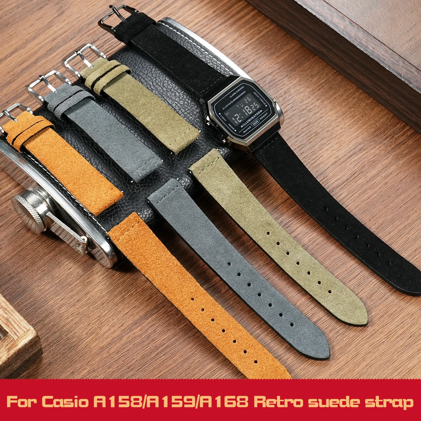 Retro Suede Leather…