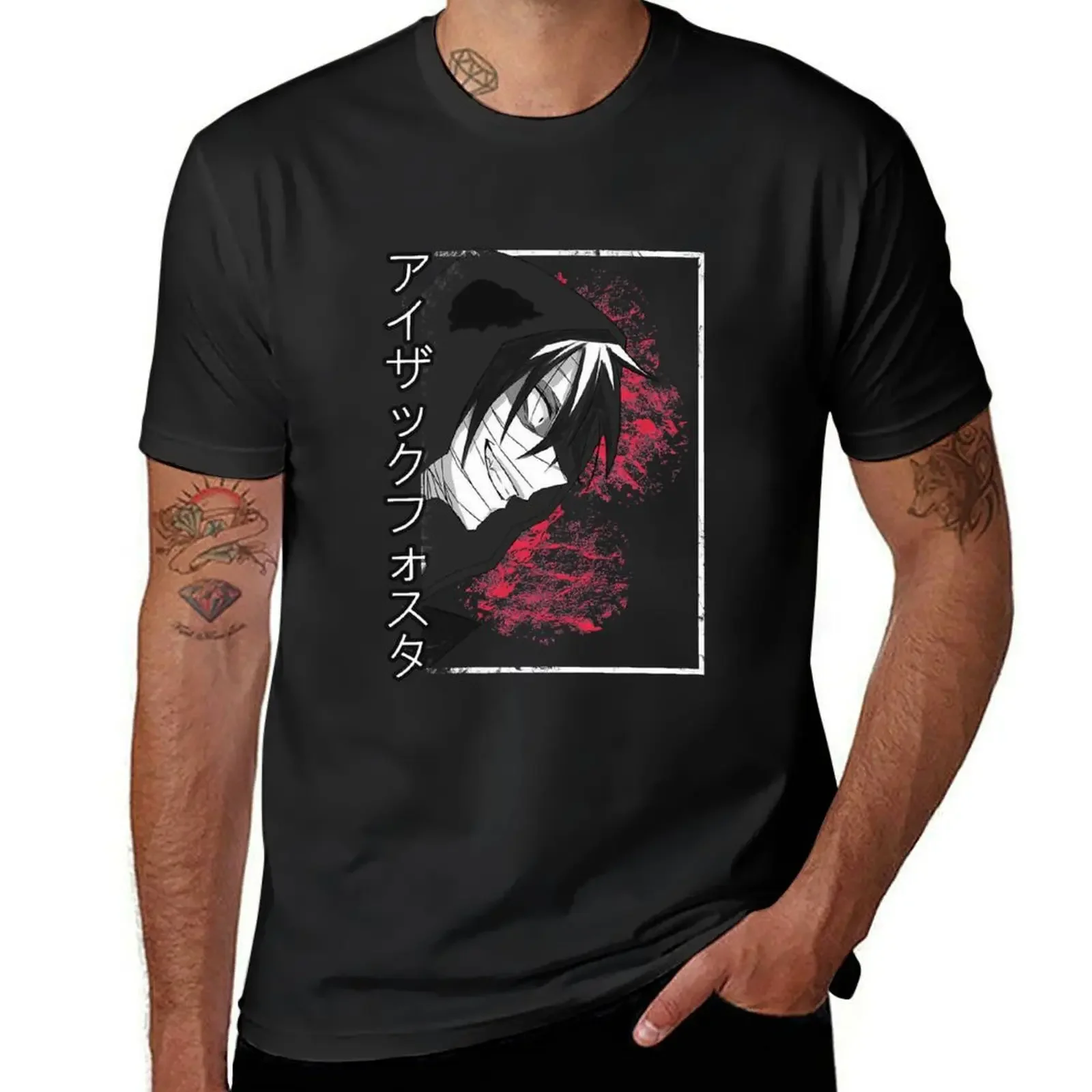 

Isaac Zack Foster Anime Art Angels Of Death Lover T-Shirt hippie clothes Blouse workout shirts for men