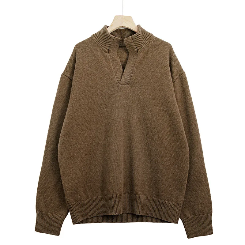 سترة صوف عالية الجودة للرجال 2026 بلوفر شتوي للخريف #3