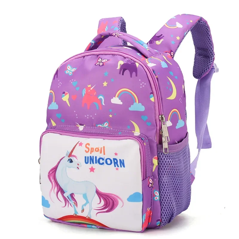 Nowy plecak dla dzieci Cartoon Cute Unicorn Plecak dla dziecka Przedszkole Torba szkolna Factory Direct Sales