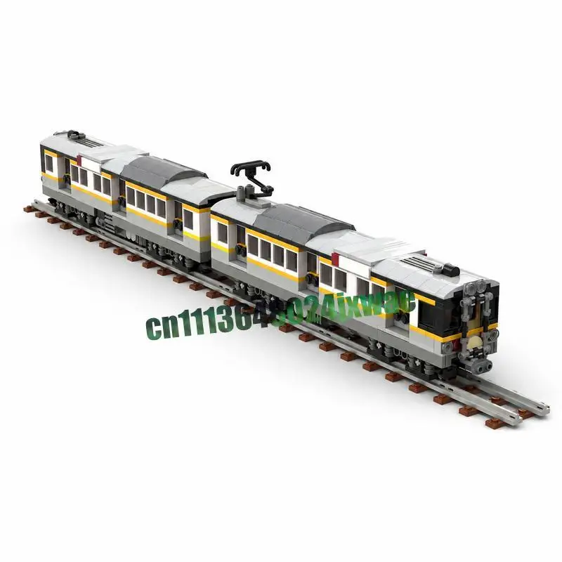 NEW 1120PCS Japanese Commuter Train MOC Building Blocks Custom Assembly DIY Creative Model Puzzle Educational Toy Popular Gift