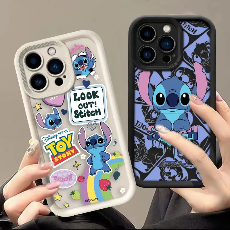 Disney The lovely Stitch Luxtury Phone Case For VIVO V20 V23 V23E V25 V27 V29 V30 V30E X60 X70 X80 X90 X100 PRO 4G 5G Case Funda