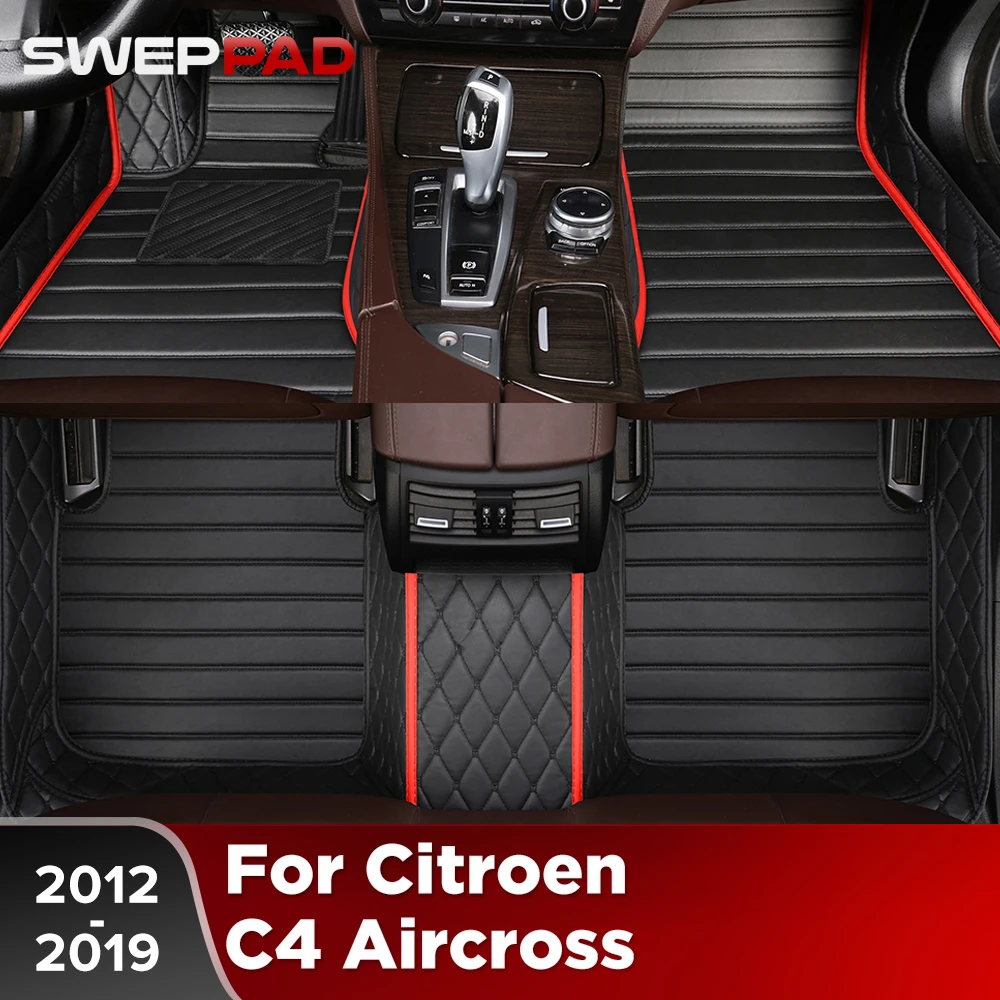 

For Citroen C4 Aircross 2012-2019 18 17 16 Car Floor Mats All Weather Carpet Cover Floor Liners Interior Protector Accessories