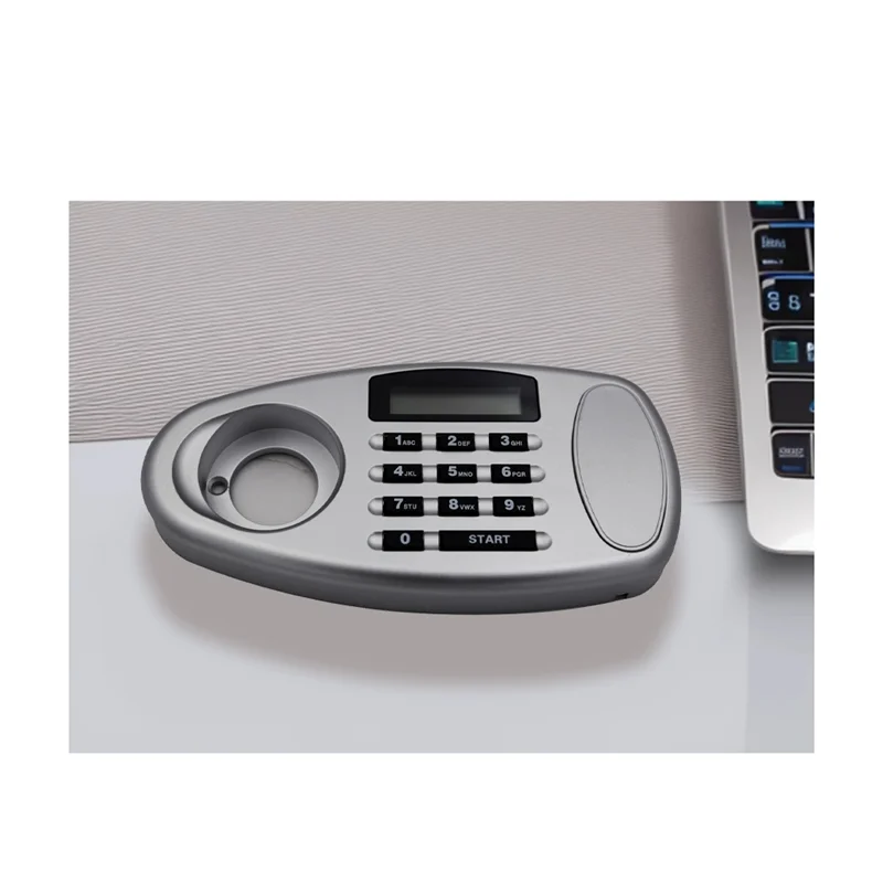 【تصقيد الأخير!】قفل مجمع إلكتروني، زر خزانة الملفات الآمن، خزانة فولاذية، لوحة LCD، لوحة مفاتيح الاتصال
