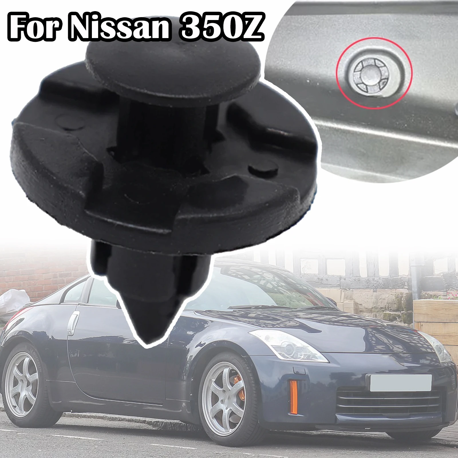 Leaf Murano Note Car Bumpers Wheel Arch Trim Rivet Fastener Lining Clips For Nissan 350Z 370Z Altima Cube Fairlady Z GT-R Juke