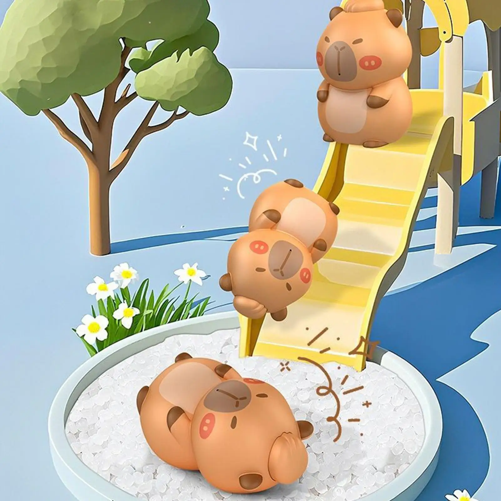 Water Squirt Toys Water Fighting Outdoor Toys Interactive Funny Capybara Shape Beach Game For Backyard Swimming Picnic Kids