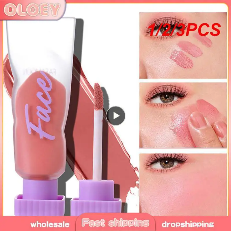 1/2/3PCS Liquid Blush Swelling Color Easy To Color Moisturizing Blush Long Lasting Color Light And Breathable