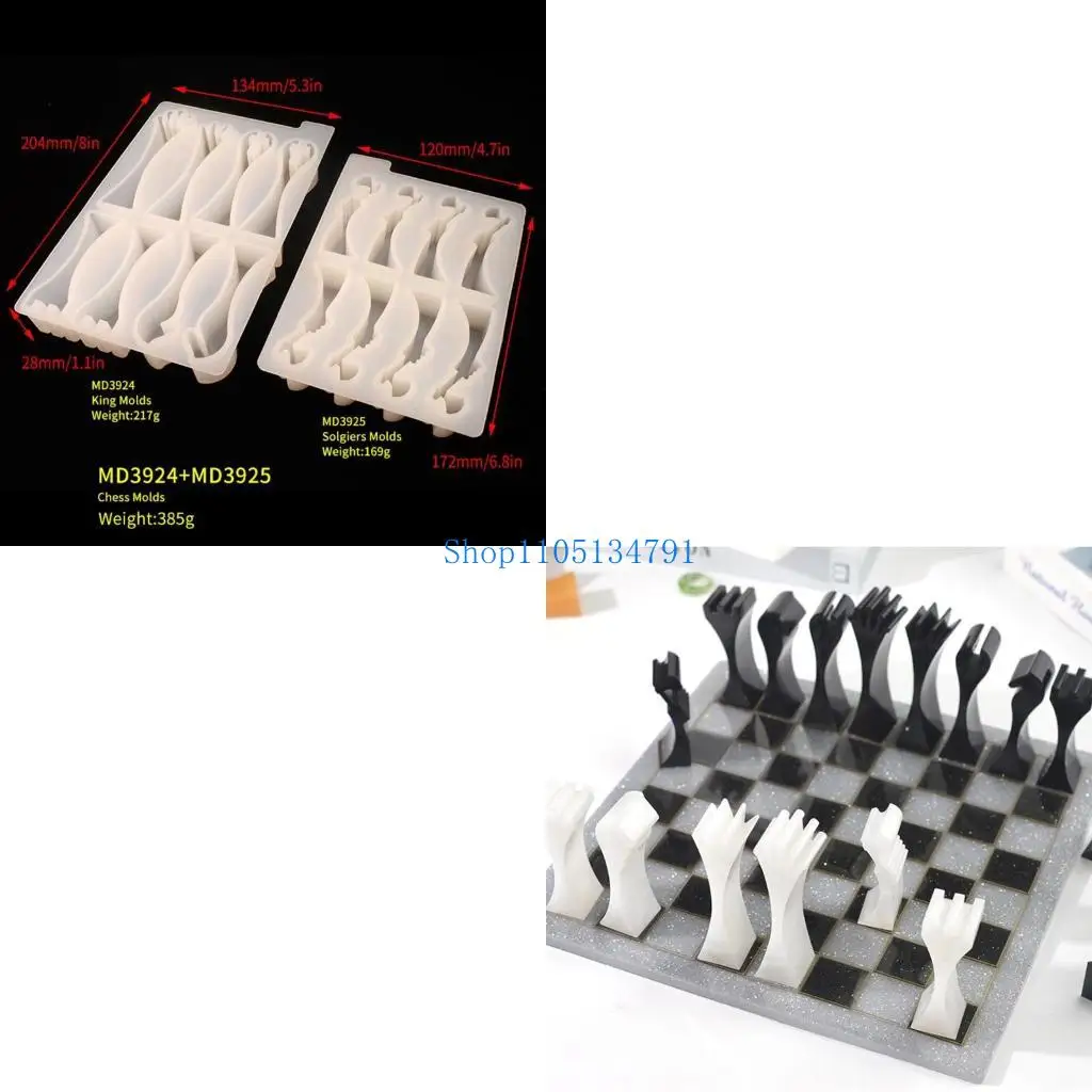 

98 км шахматные фигуры эпоксидная форма для литья международные шашки силиконовая форма для DIY