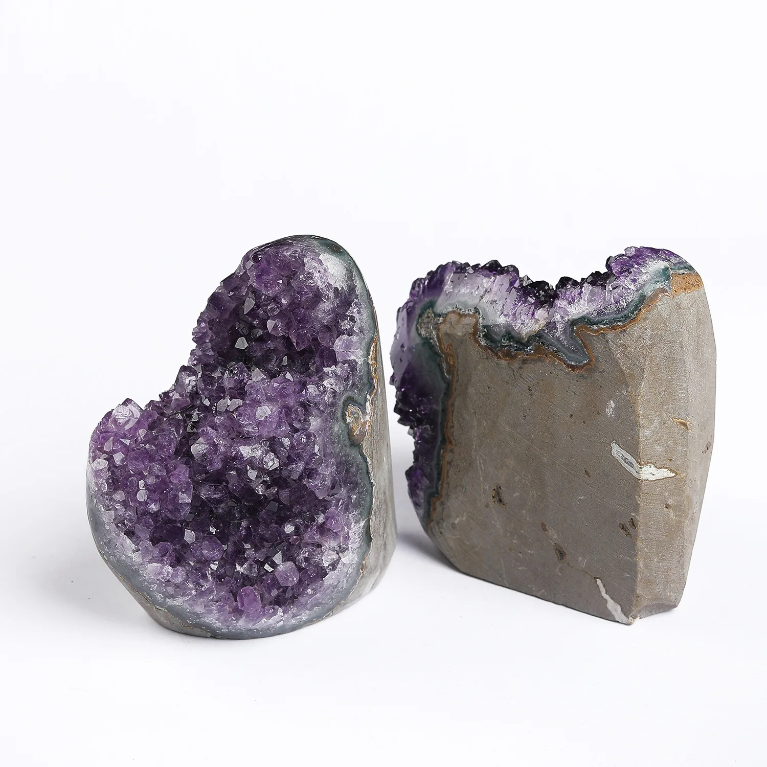 Natural amethyst cluster ornaments Amethyst Town Amethyst Geode Raw Stone Mine Mark Amethyst Cluster Home Furnishings