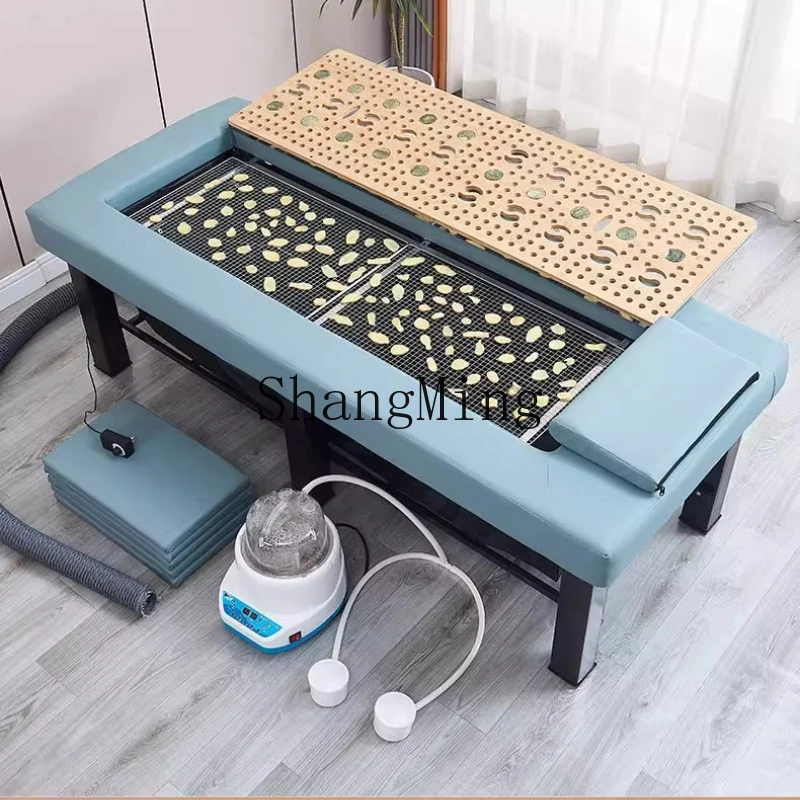

FG solid wood fumigation moxibustion room sweat fumigation drug fumigation beauty shop special multi-functional bed