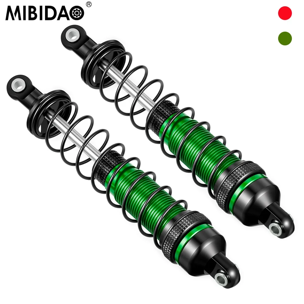 MIBIDAO 1 Pair Metal Shock Absorber 103MM-110MM for 1:10 ARRMA Big Rock 3S RC Car Upgrade Parts ﻿
