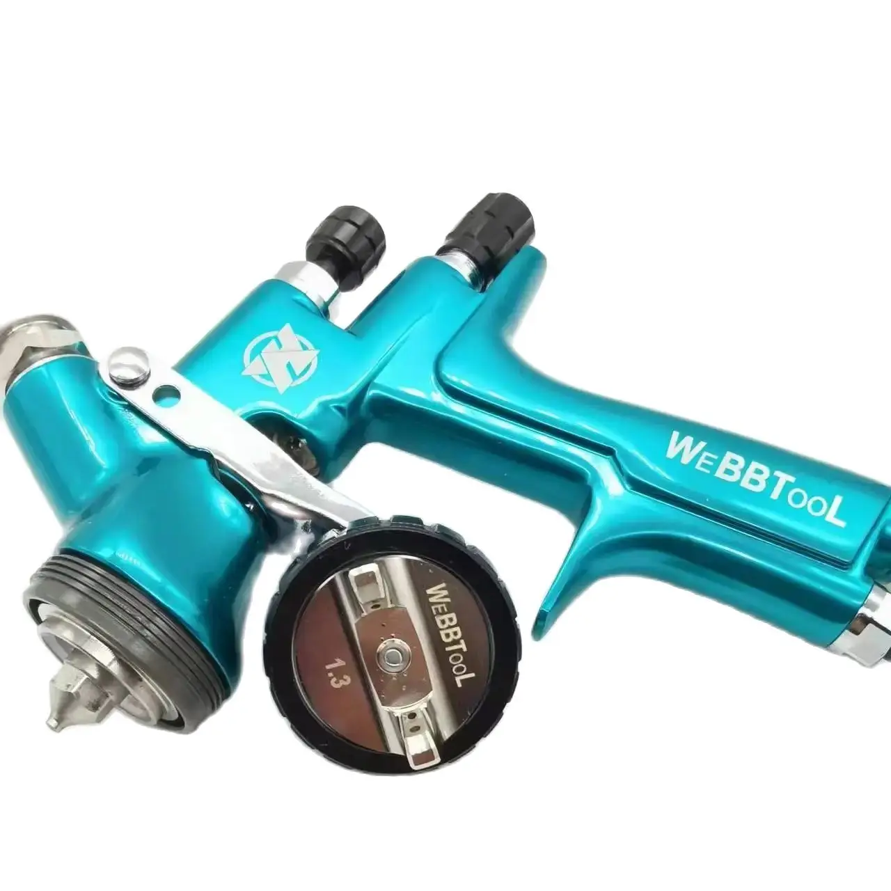LVLP Senior Pro Spray Gun 1.3/1.5mm Stainless Steel Nozzle Paint Spray Guns Water-Based Paint Spray Gun Varnish Air Spray Gun