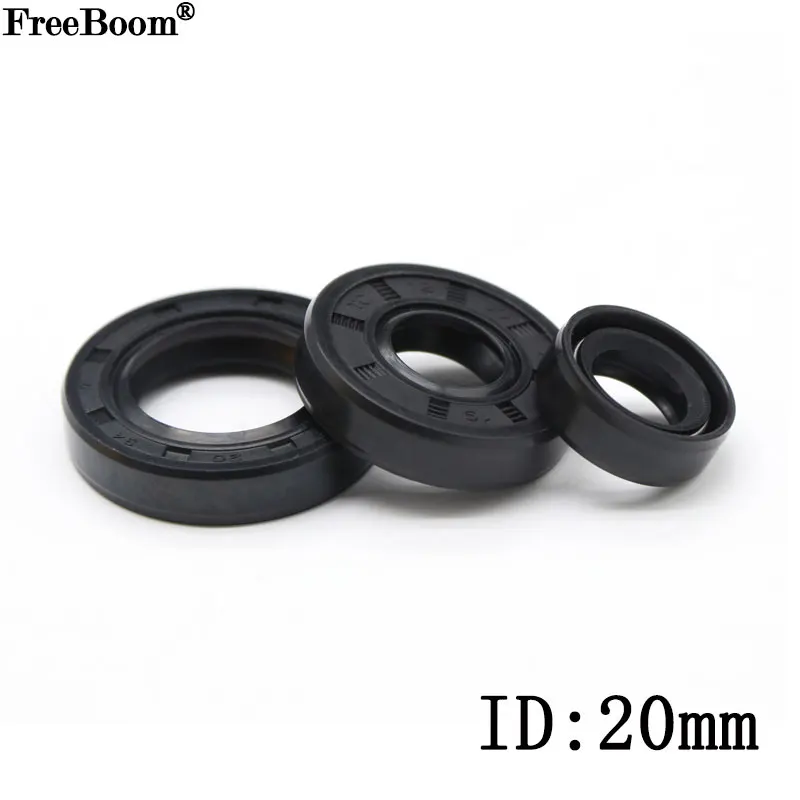 

ID 20mm NBR Nitrile Rubber Oil Seal TC-20*27/28/30/32/34/35/37/38/40/42/45/47/50/52*5/6/7/8/10/12 Nitrile Double Lip Oil Seal