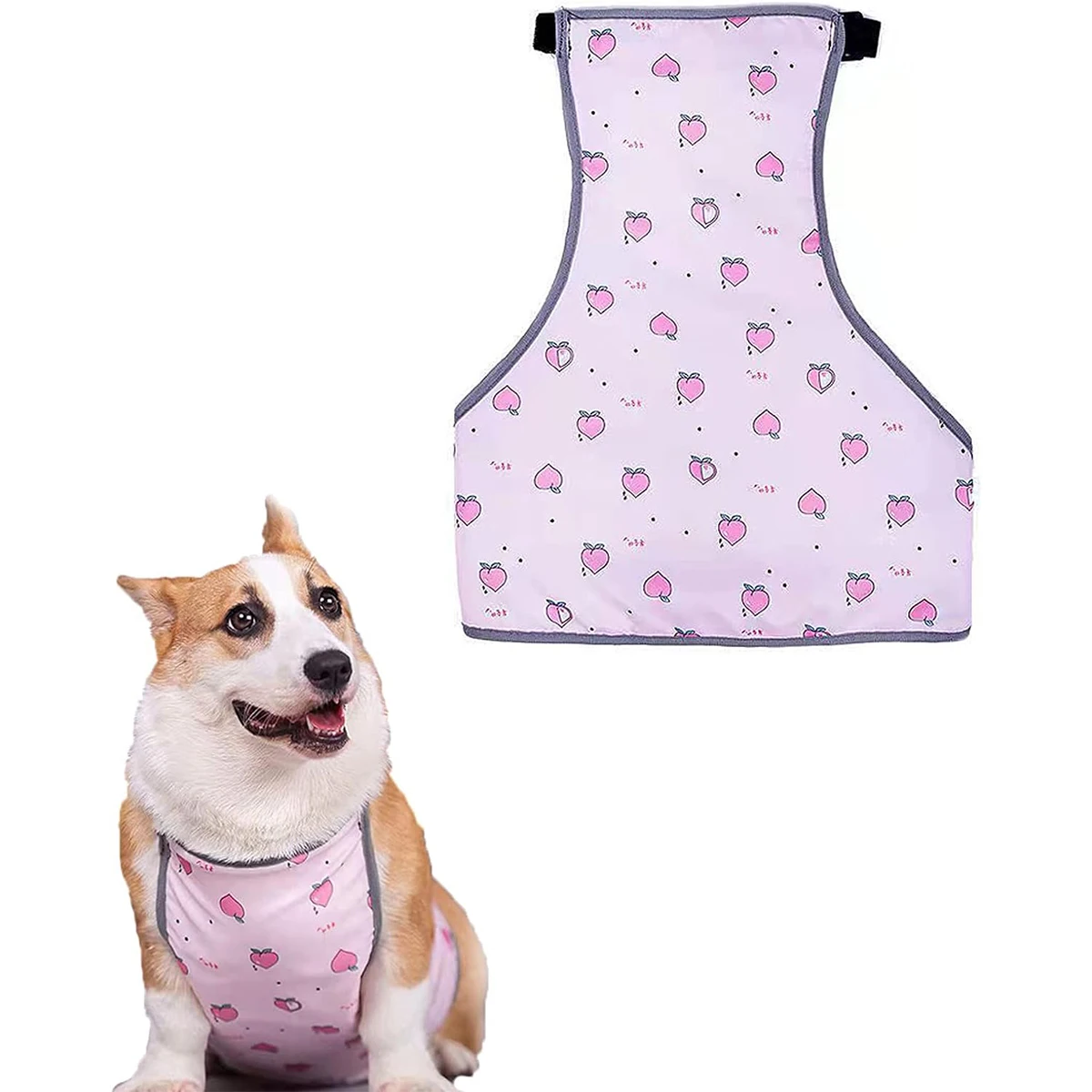 Dog Mudproof Apron Rain Apron Pets Clothing Belly Protector Mud Guard Waterproof Breathable Cute French Bulldog Rain Gear