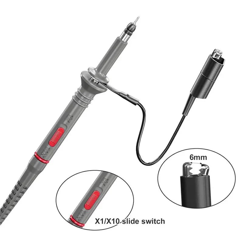 A42Z-P6100 Oscilloscope Probe 100Mhz 10X Universal Passive Oscilloscope Probe,Enhanced Signal Fidelity,For Most Oscilloscopes