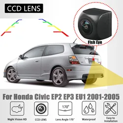 Rear View Camera For Honda Civic EP2 EP3 EU1 2001 2002 2003 2004 2005 With Plate Lamp Bracket CCD Night Vision IP69 Camera
