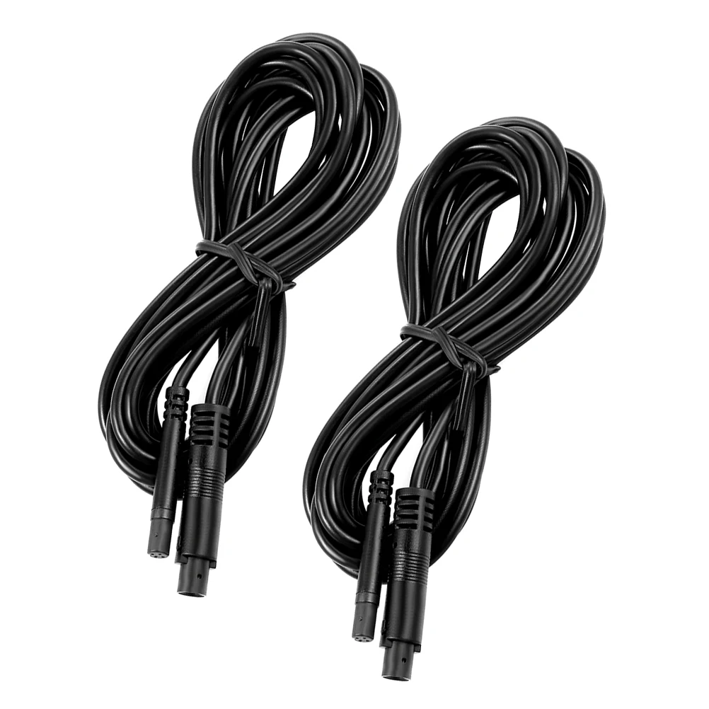 

2pcs Backup Camera Cables 4 Pin Dash Extension Cable Rearview Camera Wire For Car Recorder Multi Functional Compact Lightweight
