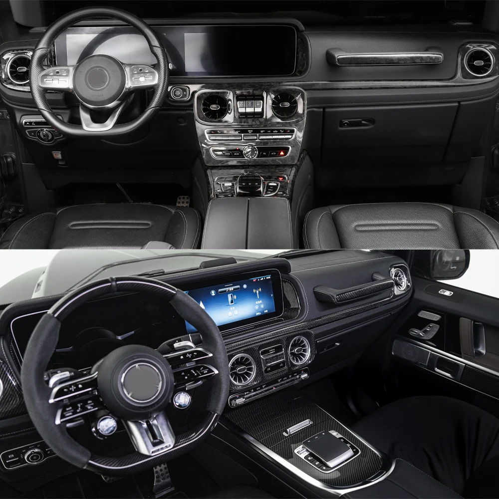 For W464 Upgrade To W465 Interior Kit Body Parts W465 Center Console Dashboard Saddle Central Touch Pad Interior Auto Parts Full